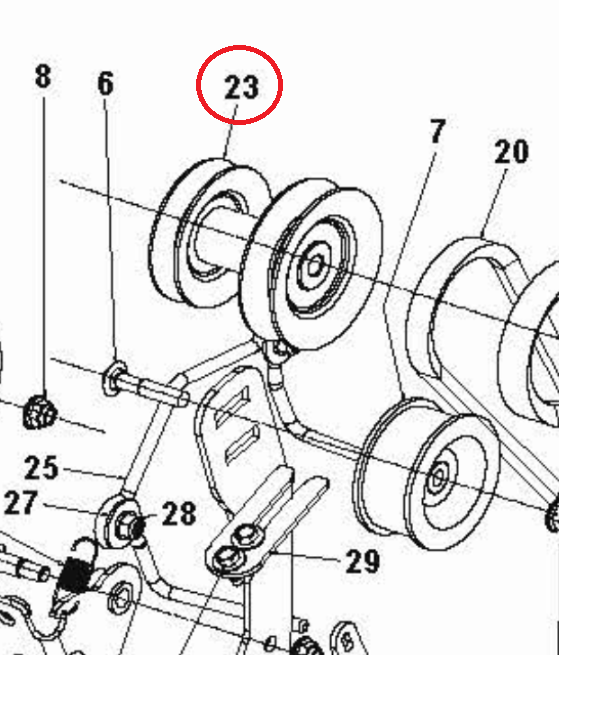 Pulley Weldment 1 In Hc - Rato i gruppen  hos Gräsklipparbutiken (5988160-02)
