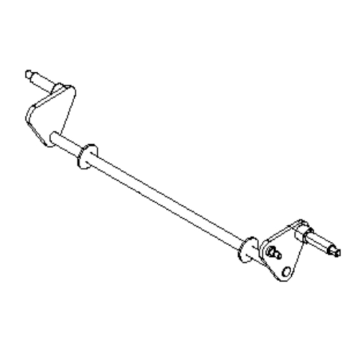 Axle Wheel Axle Front i gruppen Reservdelar Gräsklippare / Reservdelar Husqvarna Gå-Bakom Gräsklippare / Reservdelar Husqvarna LB256SP hos Gräsklipparbutiken (5988188-01)