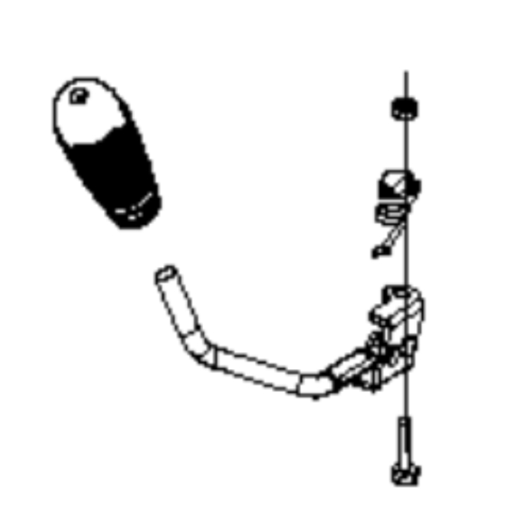 HANDLE KIT HEIGHT ADJUSTMENT H i gruppen Reservdelar Gräsklippare / Reservdelar Husqvarna Gå-Bakom Gräsklippare / Reservdelar Husqvarna LB256SP hos Gräsklipparbutiken (5991391-01)