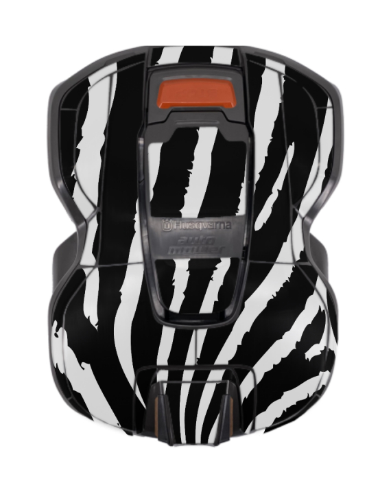 Dekalset Zebra Automower 305 - 2020> i gruppen Robotgräsklippare / Tillbehör Automower® hos Gräsklipparbutiken (5992949-01)