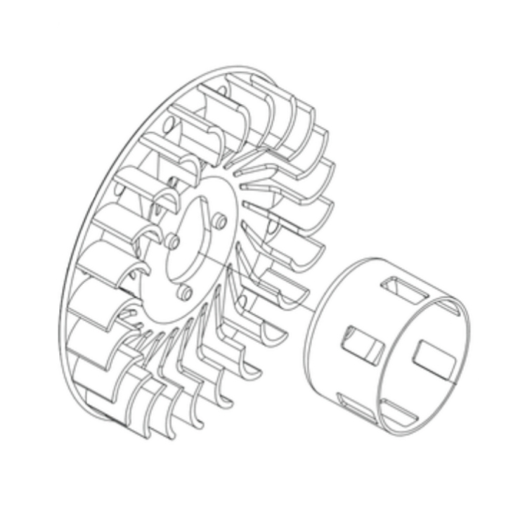 Flywheel assy i gruppen hos Gräsklipparbutiken (5993489-06)