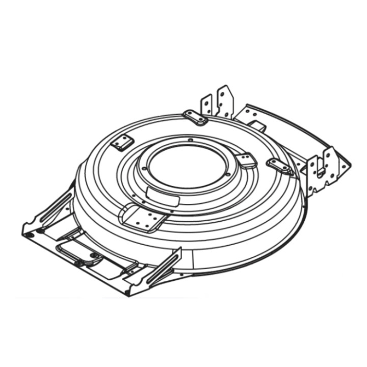 CHASSIS i gruppen Reservdelar Gräsklippare / Reservdelar Husqvarna Gå-Bakom Gräsklippare / Reservdelar Husqvarna LB251S hos Gräsklipparbutiken (5993493-70)