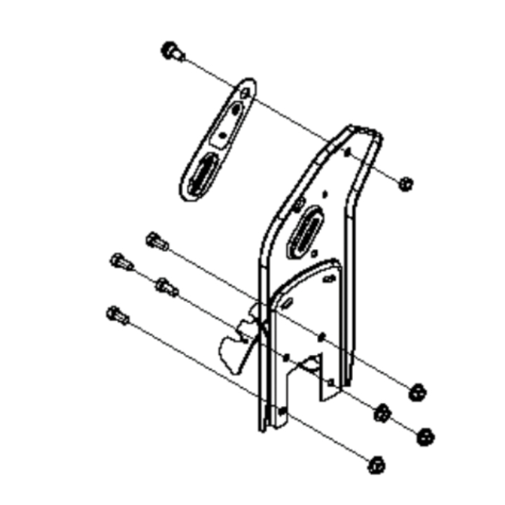 SUPPORT KIT i gruppen Reservdelar Gräsklippare / Reservdelar Husqvarna Gå-Bakom Gräsklippare / Reservdelar Husqvarna LB251S hos Gräsklipparbutiken (5993493-81)