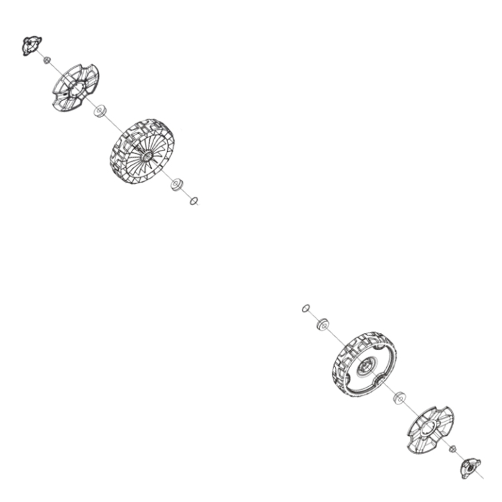 WHEEL i gruppen Reservdelar Gräsklippare / Reservdelar Husqvarna Gå-Bakom Gräsklippare / Reservdelar Husqvarna LC142i hos Gräsklipparbutiken (5993494-22)