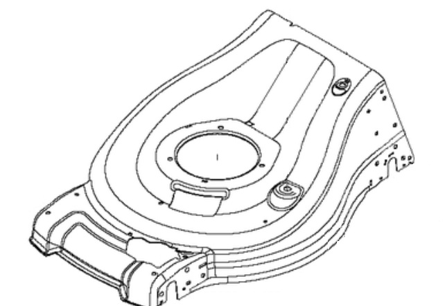 CHASSIS LC353AWD i gruppen Reservdelar Gräsklippare / Reservdelar Husqvarna Gå-Bakom Gräsklippare / Reservdelar Husqvarna LC353 AWD hos Gräsklipparbutiken (5995420-01)
