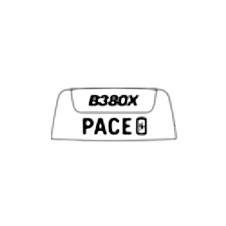 Logotype pace label B380X i gruppen hos Gräsklipparbutiken (5997135-01)