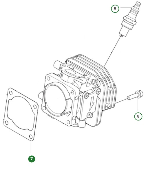GASKET CYLINDER i gruppen  hos Gräsklipparbutiken (5998092-01)