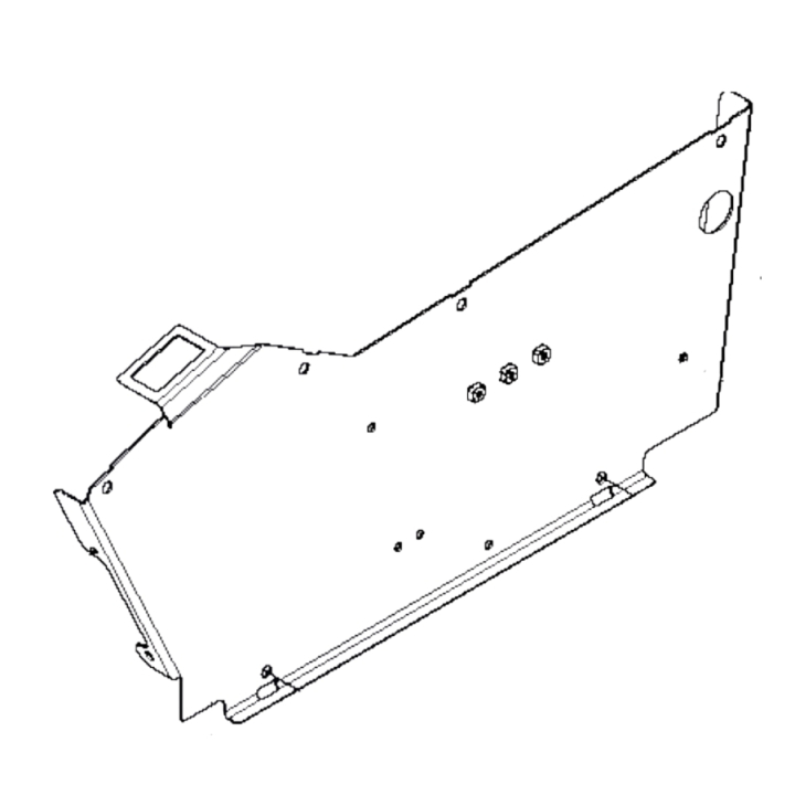Panel Assy Right Side Powder C i gruppen Reservdelar Gräsklippare / Reservdelar Husqvarna Rider / Reservdelar Husqvarna P525DX hos Gräsklipparbutiken (5998112-01)