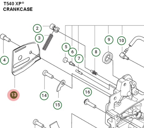 CHAIN GUIDE PLATE 095 i gruppen  hos Gräsklipparbutiken (5998169-01)