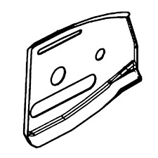 Chain Guide Plate 095 i gruppen  hos Gräsklipparbutiken (5998169-01)