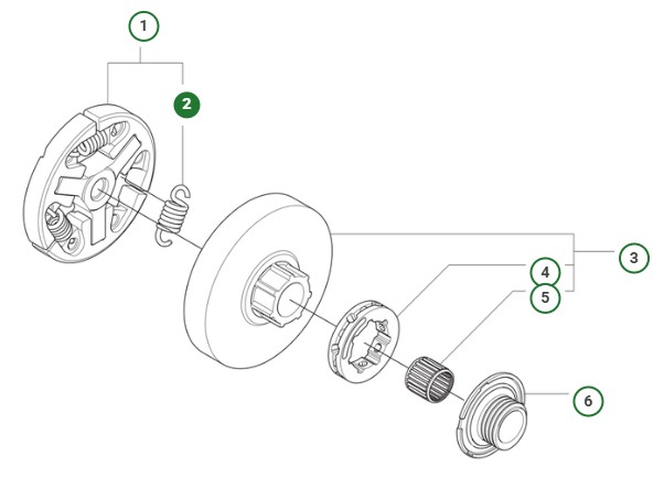 Kopplingsfjäder 564XPG i gruppen hos Gräsklipparbutiken (5998582-01)