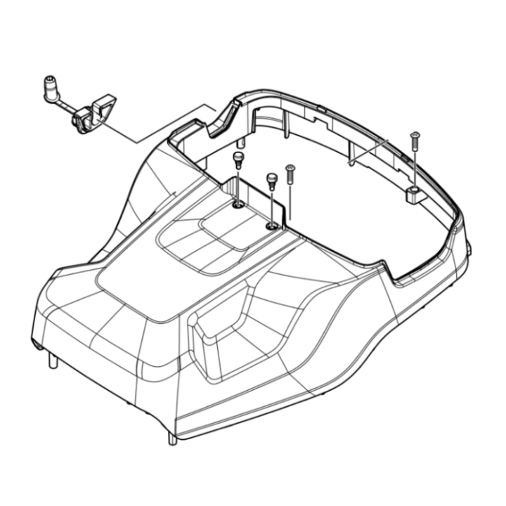 COVER TOP KIT i gruppen Reservdelar Gräsklippare / Reservdelar Husqvarna Gå-Bakom Gräsklippare / Reservdelar Husqvarna LB448i hos Gräsklipparbutiken (5999448-02)