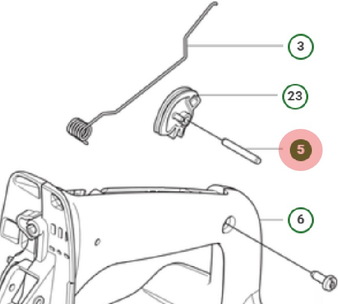 Cylindrisk pinne i gruppen hos Gräsklipparbutiken (7201239-20)