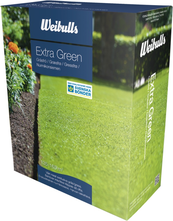 Gräsfrö Weibulls Extra Green 3kg i gruppen Gräsmattevård hos Gräsklipparbutiken (838051)