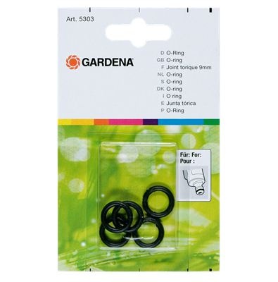 O-ring 9 mm Innehåll: 5 stycken GARDENA (5303) i gruppen Produktkyrkogård hos Gräsklipparbutiken (9010824-01)