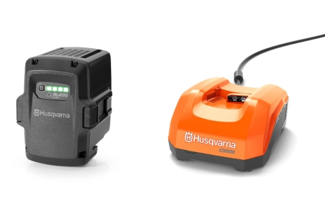 Batteripaket BLi200 & Laddare C500X i gruppen Skog och Trädgårdsprodukter / Husqvarna Batteridrivna Trädgårdsmaskiner / Tillbehör batterimaskiner hos Gräsklipparbutiken (9670919)
