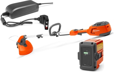 Husqvarna 115iL Batteri Trimmer inkl BLi10 & QC80 i gruppen Skog och Trädgårdsprodukter / Husqvarna Trimmers & Röjsågar / Batteridrivna grästrimmers & röjsågar hos Gräsklipparbutiken (9670988-02)