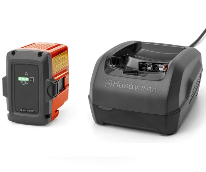 Batteripaket BLi30 & Laddare QC250 i gruppen Skog och Trädgårdsprodukter / Husqvarna Batteridrivna Trädgårdsmaskiner / Tillbehör batterimaskiner hos Gräsklipparbutiken (9679377)