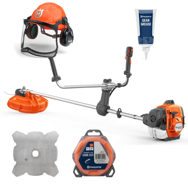 Husqvarna 525RX Mark II Röjsågspaket i gruppen Skog och Trädgårdsprodukter / Husqvarna Trimmers & Röjsågar / Bensindrivna grästrimmers & röjsågar hos Gräsklipparbutiken (9704466)
