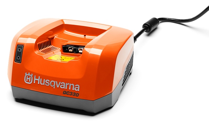 Husqvarna Batteriladdare QC330 i gruppen Skog och Trädgårdsprodukter / Husqvarna Batteridrivna Trädgårdsmaskiner / Tillbehör batterimaskiner hos Gräsklipparbutiken (9705222-01)