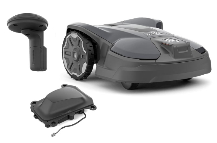 Husqvarna Automower® 320 Nera Robotgräsklippare med EPOS plug-in kit i gruppen Robotgräsklippare / Husqvarna Automower® / Robotgräsklippare utan begränsningskabel hos Gräsklipparbutiken (9705351)