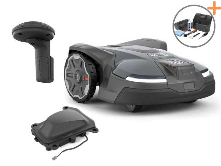 Husqvarna Automower® 430X Nera Robotgräsklippare med EPOS plug-in kit | Underhållskit på köpet! i gruppen Robotgräsklippare / Husqvarna Automower® / Robotgräsklippare utan begränsningskabel hos Gräsklipparbutiken (9705352)