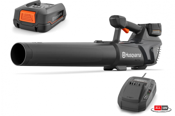 Husqvarna Aspire™ B8X Lövblås - med batteri och laddare i gruppen Skog och Trädgårdsprodukter / Husqvarna Aspire™ 18v batterisystem / Trädgårdsredskap hos Gräsklipparbutiken (9706204-04)