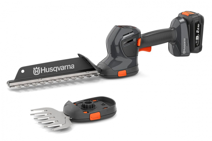 Husqvarna Aspire™ S20 Busk-/Grässax - med batteri och laddare i gruppen Skog och Trädgårdsprodukter / Husqvarna Aspire™ 18v batterisystem / Trädgårdsredskap hos Gräsklipparbutiken (9707166-04)