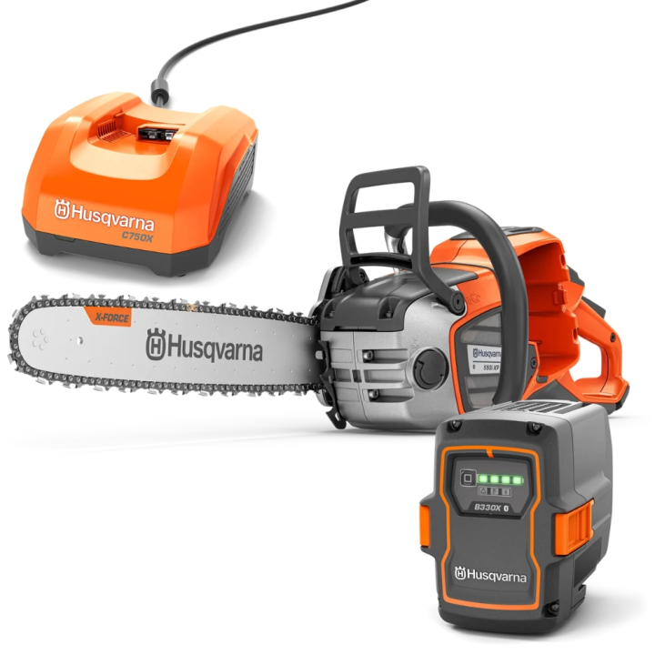 Husqvarna 550i XP® G inkl batteri & laddare i gruppen Skog och Trädgårdsprodukter / Husqvarna Motorsågar / Batterimotorsågar hos Gräsklipparbutiken (9707460)