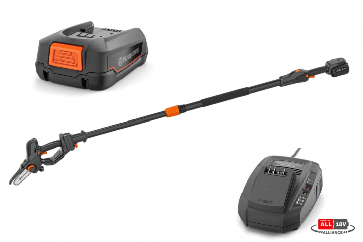 Husqvarna Aspire™ PE5 Teleskopisk grensåg - med batteri och laddare i gruppen Skog och Trädgårdsprodukter / Husqvarna Aspire™ 18v batterisystem / Trädgårdsredskap hos Gräsklipparbutiken (9707538-02)