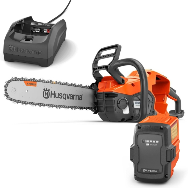 Husqvarna 440i Batterimotorsåg inkl batteri & laddare i gruppen Skog och Trädgårdsprodukter / Husqvarna Motorsågar / Batterimotorsågar hos Gräsklipparbutiken (9708448-13)