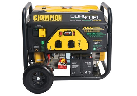 CHAMPION 7000W DUAL FUEL ELVERK MED ELEKTRISK START i gruppen Skog och Trädgårdsprodukter / Elverk / Champion Elverk / Champion elverk hos Gräsklipparbutiken (CPG7500E2-DF-EU)