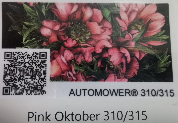 Dekalset Automower 310/315 Pink Oktober i gruppen Robotgräsklippare / Tillbehör Automower® hos Gräsklipparbutiken (am310-r23867369)