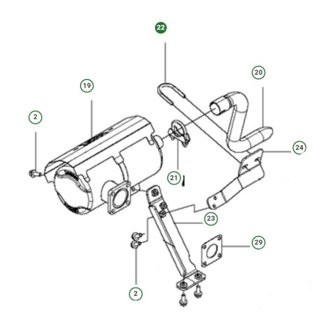 CLAMP ASSY EXHAUST ONLY STEEL