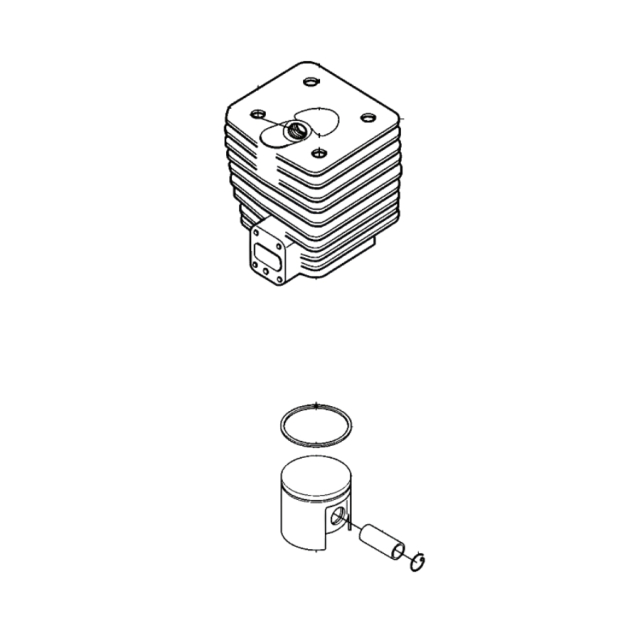 Cylinder Jonsered RS51, RS52