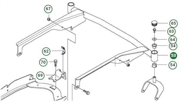 DECK FRAME WELDING ASSY HUSQVA