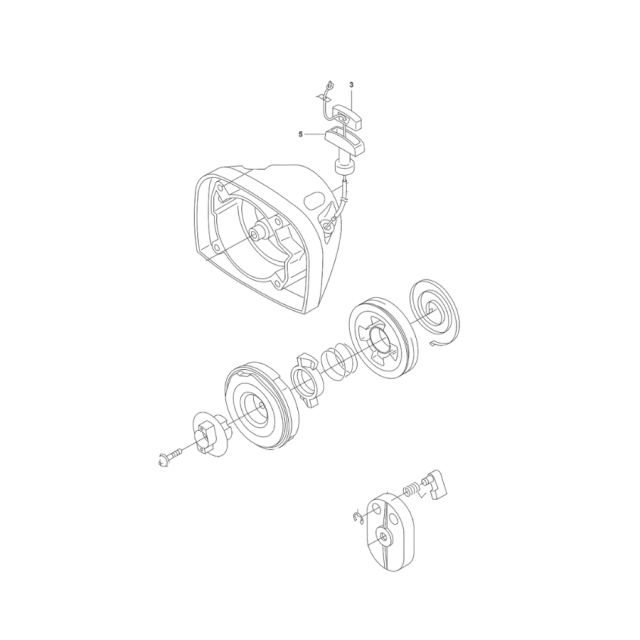 Recoil Starter Ass Y