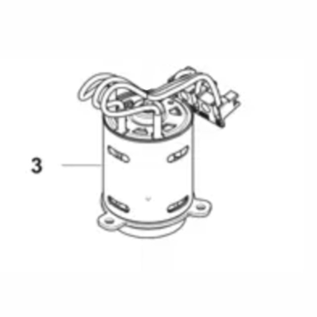 MOTOR ASSY BLDC E8 20MM WITH F