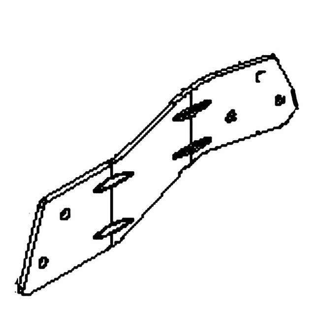 BRACKET BRACKET LH,FRONT,BAGGE