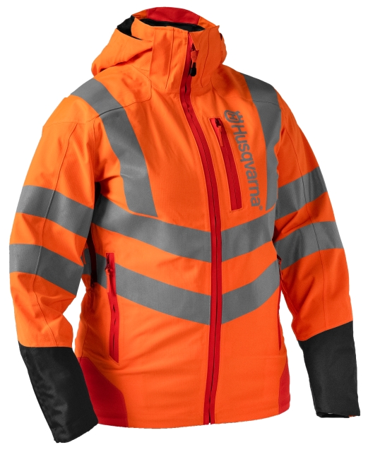 RAIN JACKET XL VENT HIGH-VIZ W