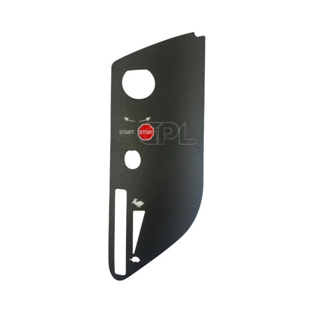 Dekal kontrollpanel HST no choke
