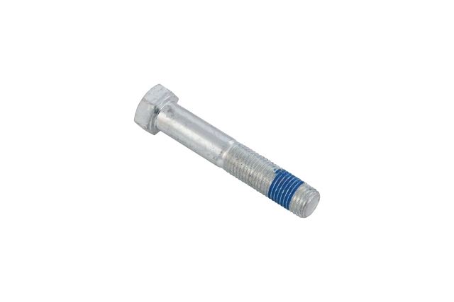 Bolt electric clutch 2.5 in 96 hrs 7/16-20 hex w/thread_lock patch clr zinc
