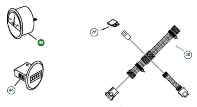 GAUGE AMMETER, PRIME SILVER BE