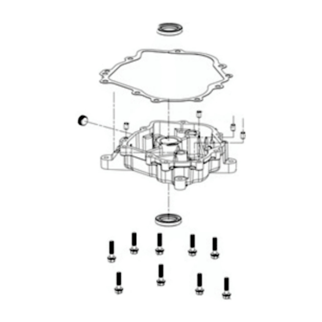 Service Kit Kit,Crankcase,Cove
