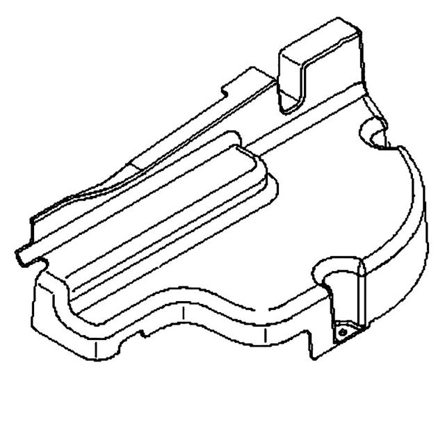 ISOSKYDD 108 CM HÖGER