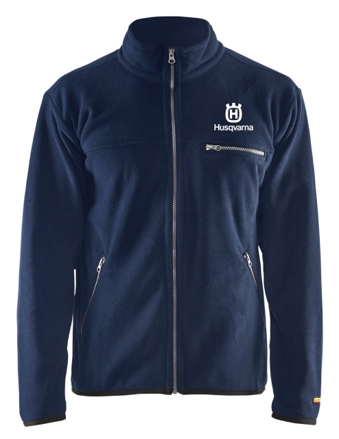 FLEECE JACKET L NAVY BLUE
