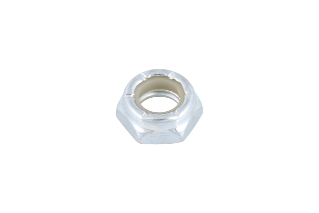 Nut prevailing torque hexagon nut w nonmet i 3/8-16 x .564 in jam nyloc clear zinc