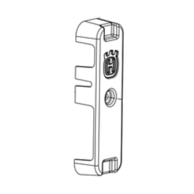 Lid battery contacts grey