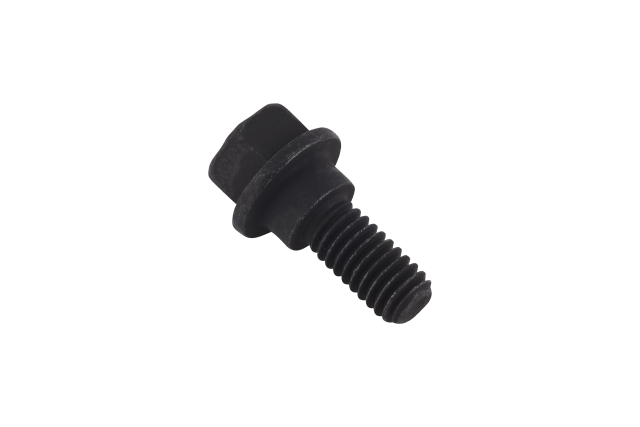 Bolt hexagon head with flange shoulder bolt 5/16-18 x 7/8 in gr5 black zinc