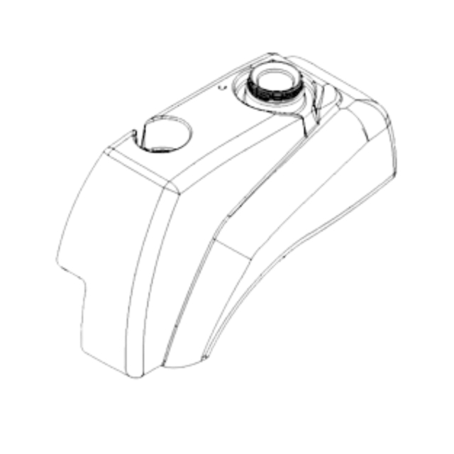 Fuel tank assy mz, lh 2024 - gray